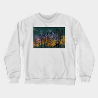 Unicorn Family Fantasy Art Crewneck Sweatshirt